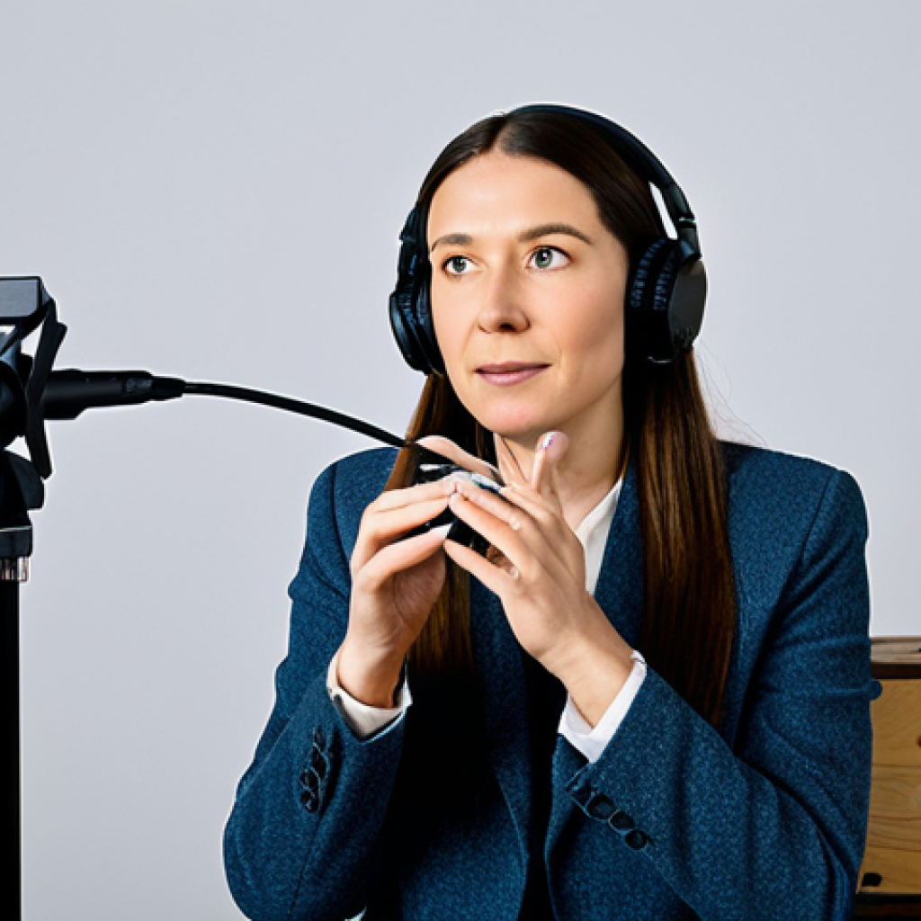 ASMR과 이완 반응 연구 결과 - ASMRtist in Action**

"A professional ASMRtist recording a video with binaural microphones in a cozy...